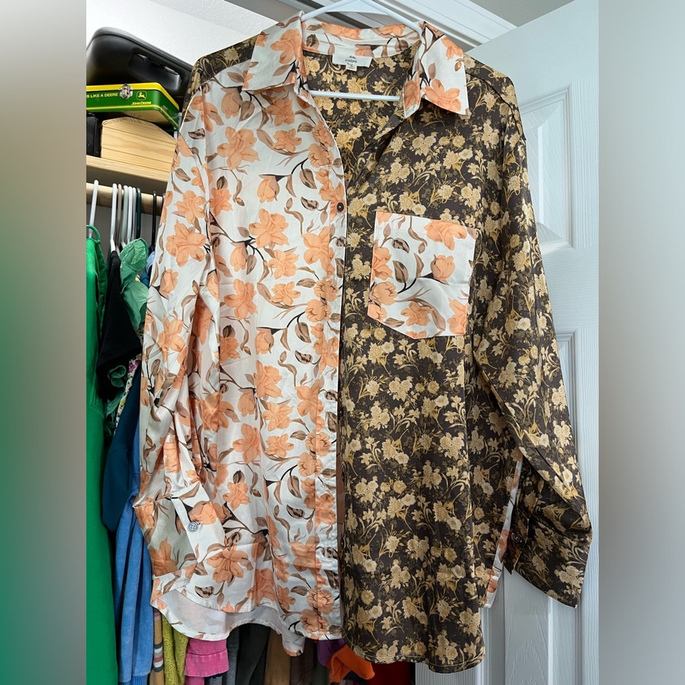 Southern Loop Silk Button Down.